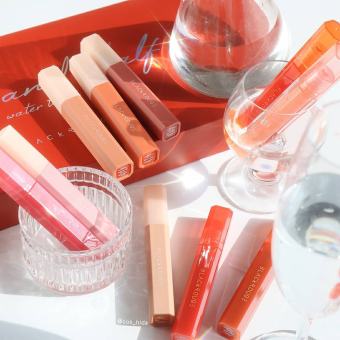 Son tint bóng/kem lì Black Rouge Half n Half Water Glow/ Velvet