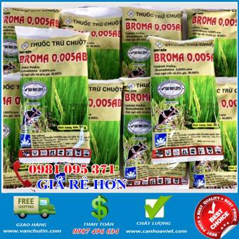Thuốc diệt chuột vi sinh Broma thế hệ mới BROMA 0.005AB gói 50g, Bả diệt chuột Sinh Học