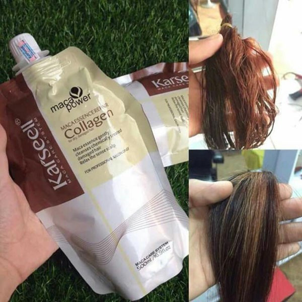 Kem hấp ủ tóc Collagen Karseell siêu mềm mượt 500ml