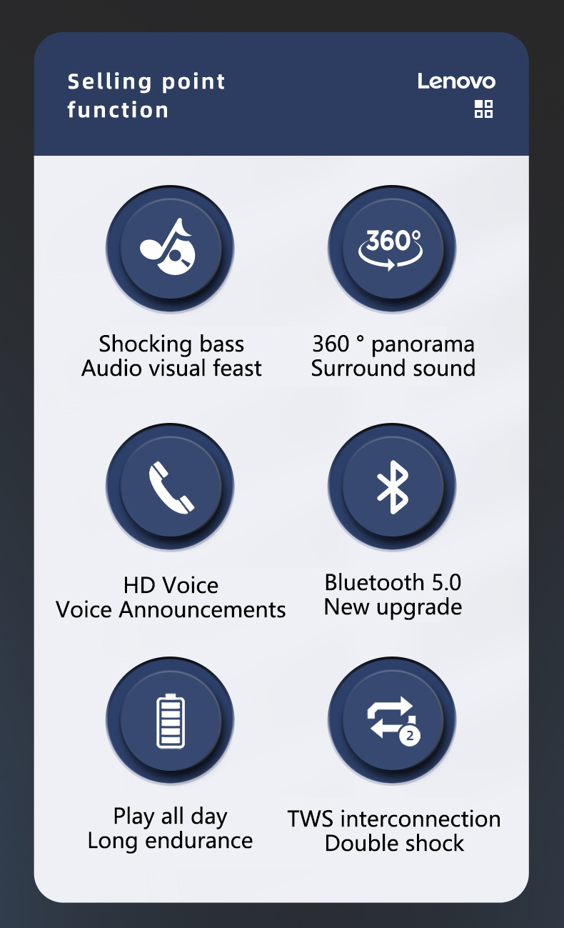 Loa bluetooth Lenоvо K3 Mini Bluetooth 5.0 New Âm bass sâu mạnh Bluetooth Speaker True