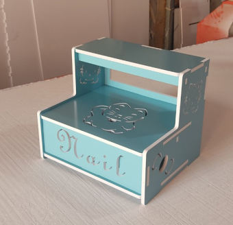 Kệ chân Nail Có Ngăn tự tháo lắp đa năng