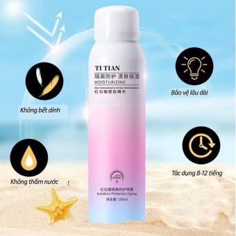 Kem chống nắng xịt body trắng da nội địa, Chai xịt chống nắng trắng da 150ml