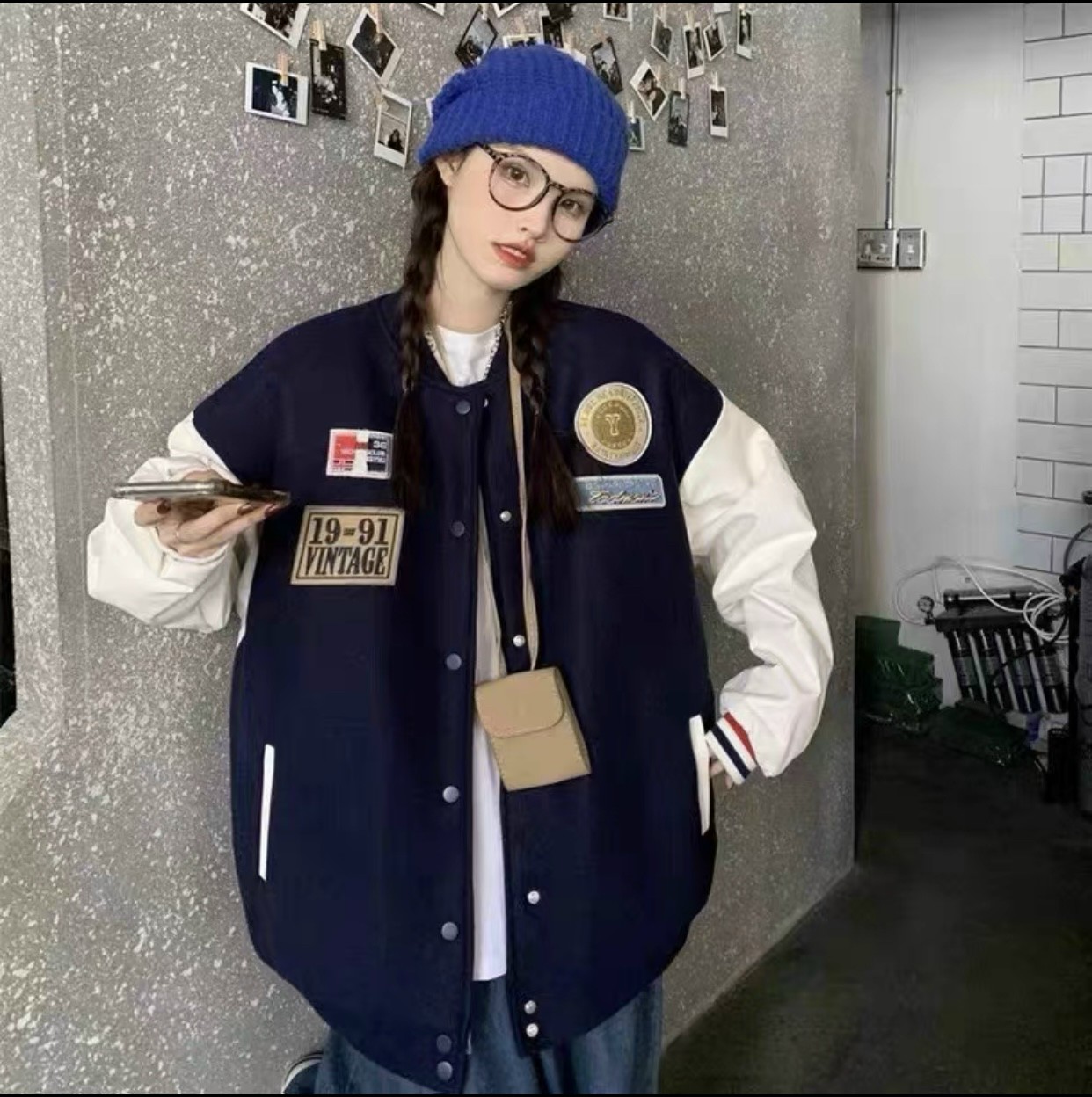 Áo khoác dù 2 lớp bomber dành cho nam & nữ.