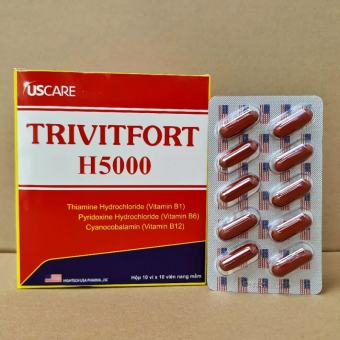 Bổ sung vitamin B1, B6, B12 cho cơ thể TRIVITFORT H5000