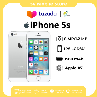 Điện Thoại 5S 16G/32G Nguyên Zin Lock/Quốc Tế Full Chức Năng Giá Tốt