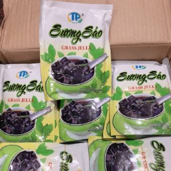 Bột Sương Sáo Đen Thuận Phát 50g + dầu chuối (Combo 5 gói)