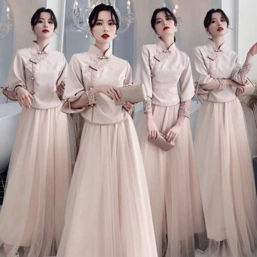 Váy Hanfu cho bé gái Váy mùa hè Phong cách Trung Quốc Váy trẻ em Phương