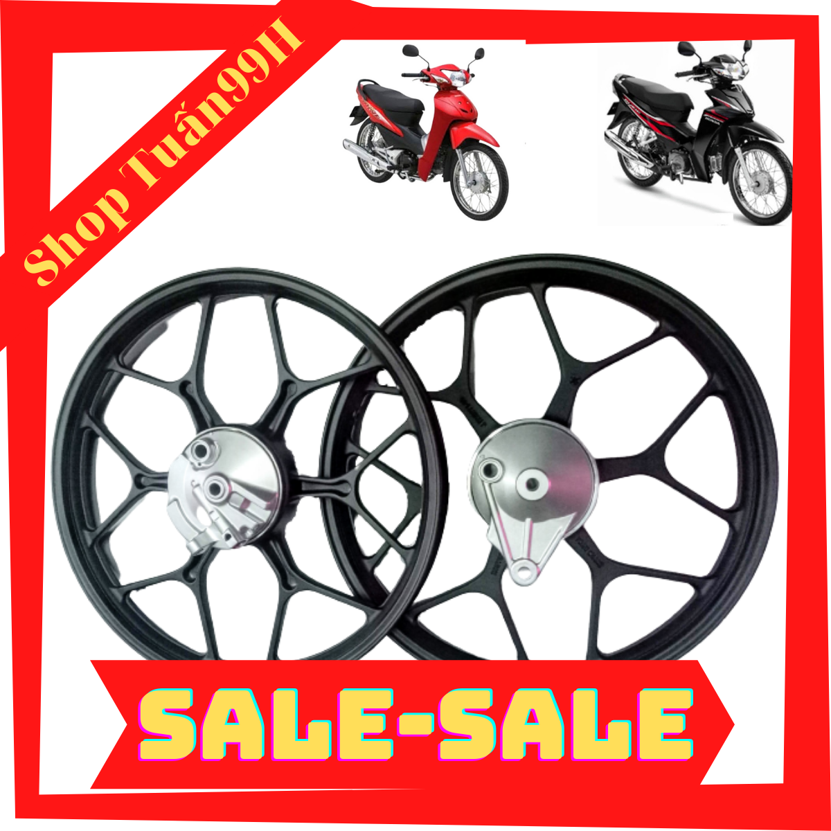 Mâm kiểu Winner dành gắn cho Wave Alpha, Blade thắng đùm