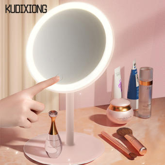 KUDIXIONG Gương Trang Điểm Có Đèn Gương Trang Điểm Thông Minh Gương Chiếu Sáng Bổ Sung Cho Học Sinh Gương Để Bàn Gương Sạc Trang Điểm Làm Đẹp Cho Ký Túc Xá