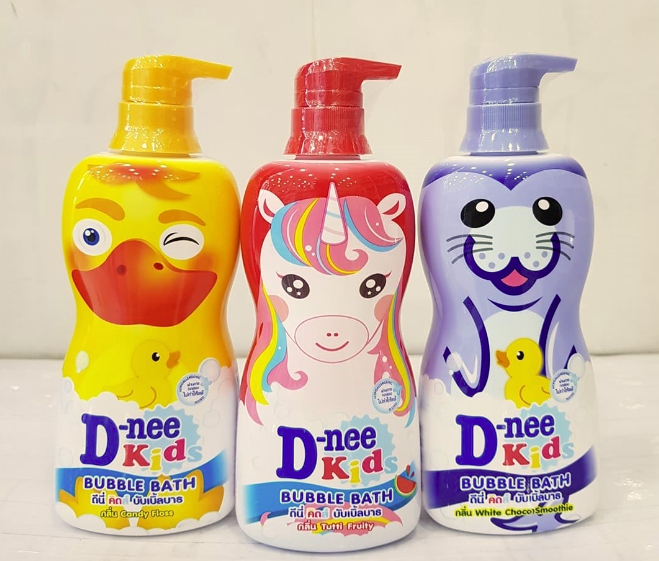 Combo tiết kiệm 3 Chai Sữa tắm gội Dnee hình thú cho bé chai 400ml