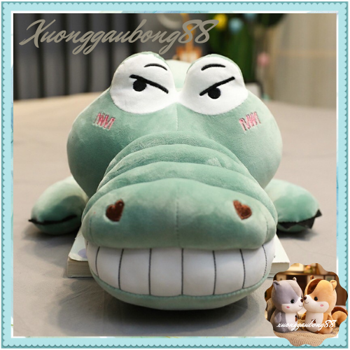 Thú gấu nhồi bông, gối ôm cá sấu kute dễ thương kích thước 70cm, 1m, 1m4, 1m6-xuonggaubong88