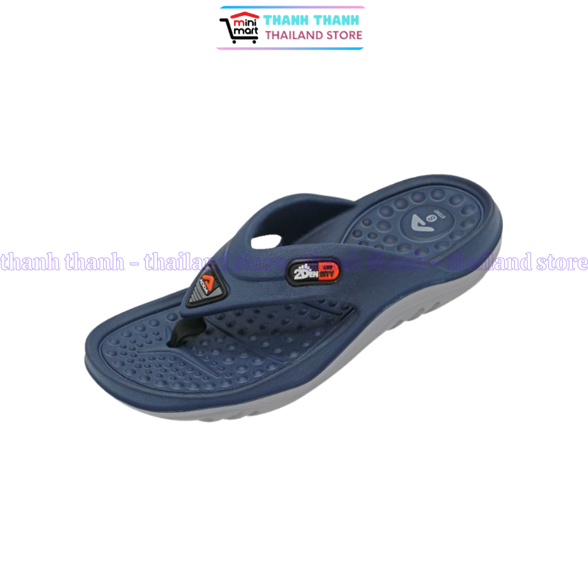 Dép Nam xỏ ngón Thái Lan Adda 5TD57 Dép đúc nguyên khối siêu bền đế hạt massage