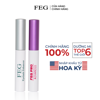 Combo Serum Dưỡng Mi FEG EyeLash Enhancer và FEG Pro Advanced 3ml | Mi Dài Vượt Trội Sau 14 Ngày