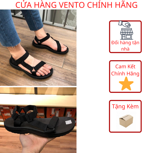 Dép Sandal Nam Vento Kiểu Quai Chéo Basic NV25