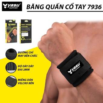 Băng bảo vệ cổ tay thể thao tập gym tennis cầu lông Yasu 7936 ( 1 chiếc )