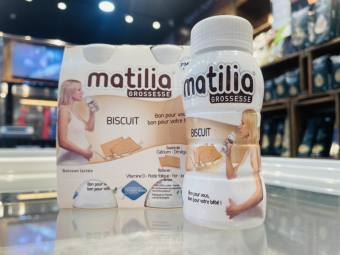 Sữa dành cho phụ nữ có thai MATILIA vị bich quy lốc 4H date 11.2023