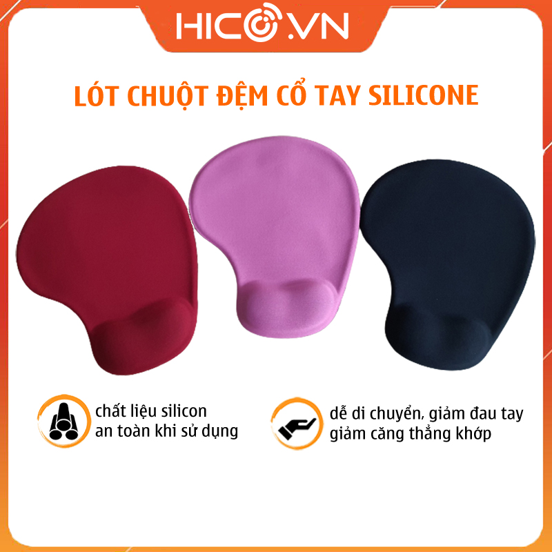 Miếng Lót Chuột Mềm Có Đệm Đỡ Cổ Tay