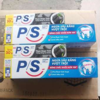 Kem đánh răng P/S ngừa sâu răng 180g tặng P/s 30g((Mẫu Mới)