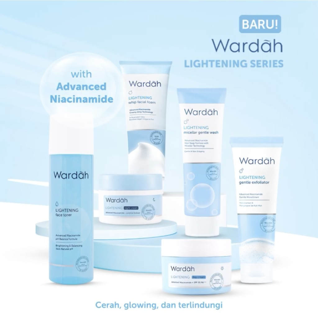 Gambar Wardah Lightening Series Skincare Products