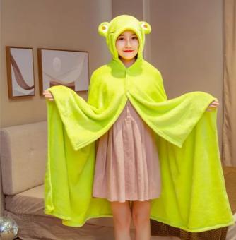 Áo choàng KUN  chăm chùm  ngủ trưa cho em ở trường, cho nhân viên văn phòng ngủ trưa tiện lợi 1m8 x 1m2