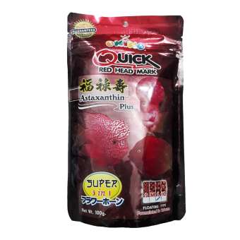 Thức Ăn Cá La Hán Hồng Cát Okiko Đỏ 100g - Cám Cá Cảnh La Hán Cao Cấp