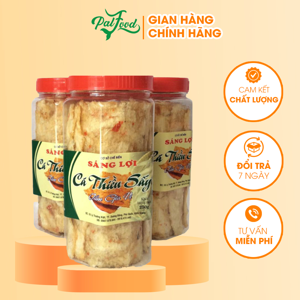 Cá thiều sấy - hũ 250g-palfood