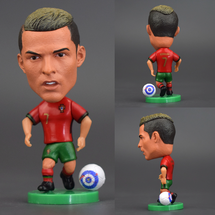 Tượng cầu thủ bóng đá Cristinano Ronaldo Plus + DTQG Bồ Đào Nha Worldcup