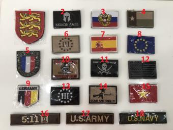 Miếng Patch Dán Logo Vải Thêu Trang Trí Balo 511 đồ phượt