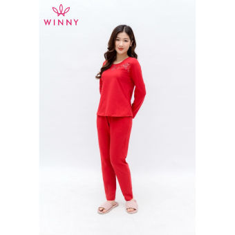 WINNY - Bộ đồ cotton tay dài quần dài mặc nhà 1MNCT21543D