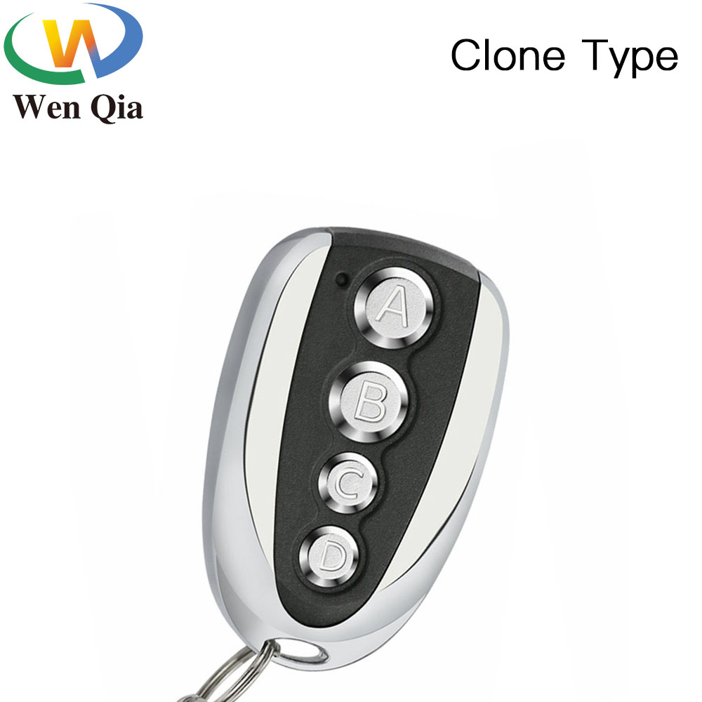 WenQia Điều Khiển Từ Xa Loại Nhân Bản, Bộ Sao Chép Từ Xa Cổng Tự Động, Bộ Mở Cửa Nhà Để Xe 4 Kênh 433MHz, Hỗ Trợ SMC5326/SC5262