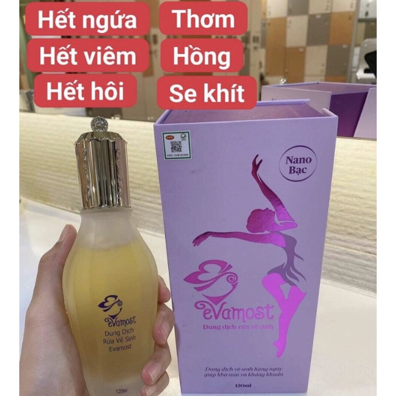 Dung dịch vệ sinh phụ nữ evamost 120ml