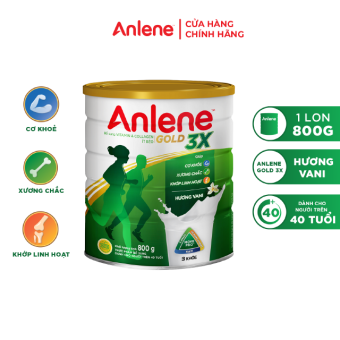 Sữa bột Anlene Gold 3X 800g Mới (trên 40 tuổi)