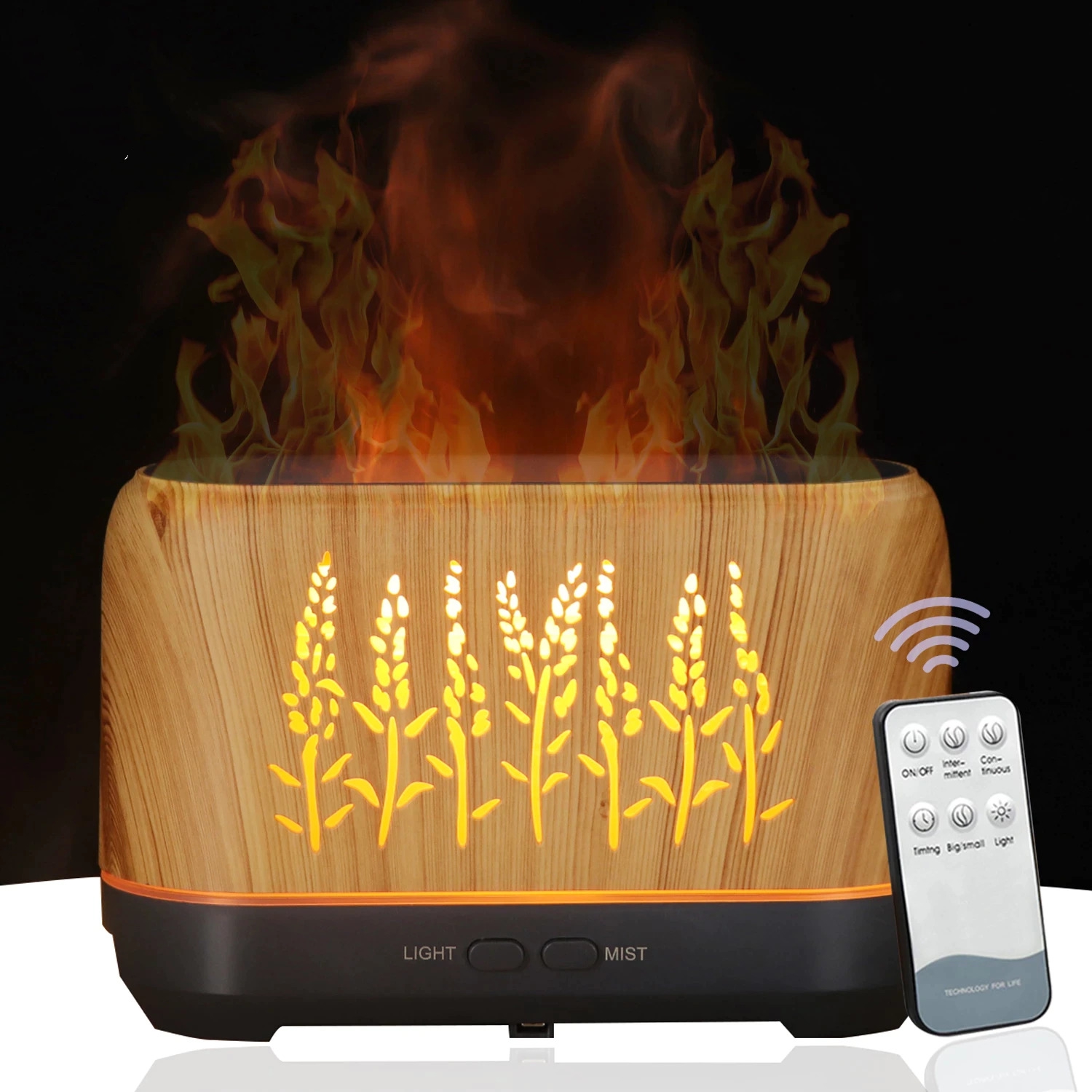 Máy Xông Tinh Dầu Hiệu Ứng Lửa Flame Diffuser