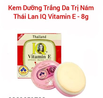 Kem Dưỡng Trắng Da Sạch Nám Thái Lan IQ Vitamin E - 8g