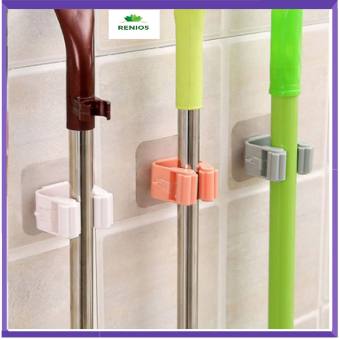 MÓC DÁN TƯỜNG KẸP GIỮ CÂY LAU NHÀ A1