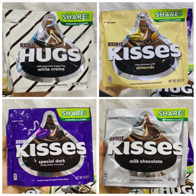 Chocolate kisses đủ vị 300gram