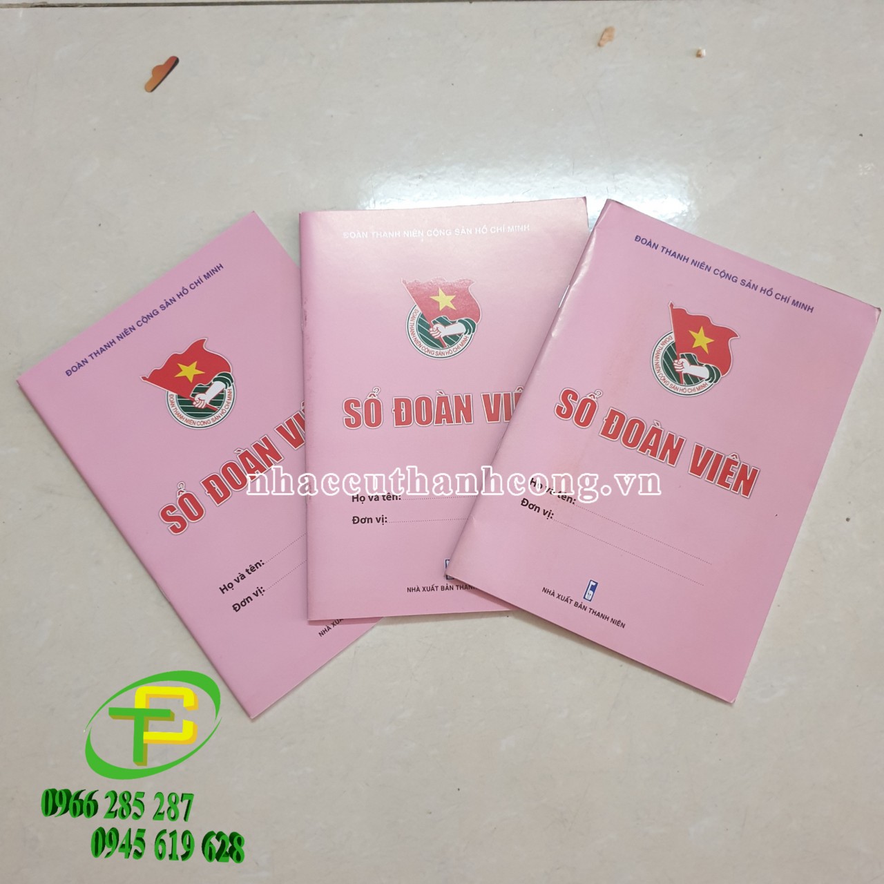 Combo 50 quyển sổ đoàn viên hồng