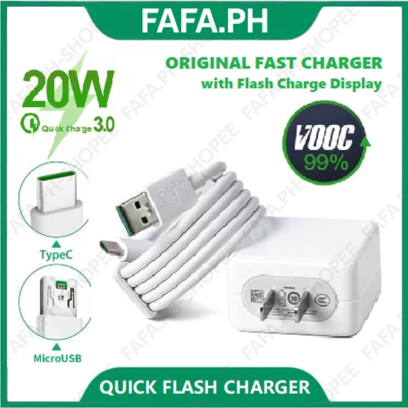 vooc flash charge 3.0 20w