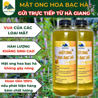 Mật ong nguyên chất hoa bạc hà Hà Giang