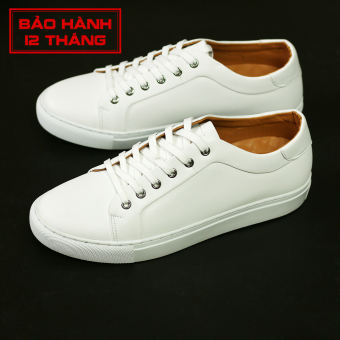 Giày Da Trắng Nam Z05 Trẻ Trung - Giày Da Nam Thể Thao Đẹp Giá Rẻ Bảo Hành 12 Tháng