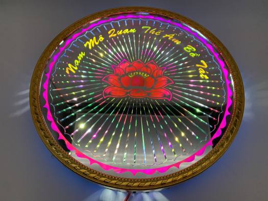 Hào quang tượng phật quan âm - Trang trí tủ thờ Quan âm