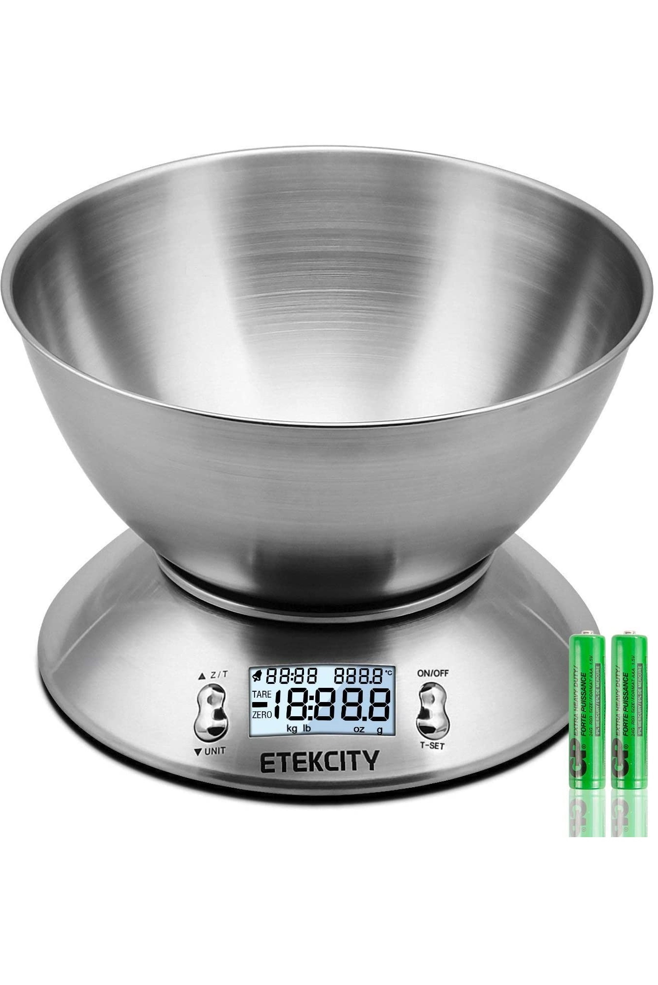 Cân nhà bếp etekcity kèm bát inox