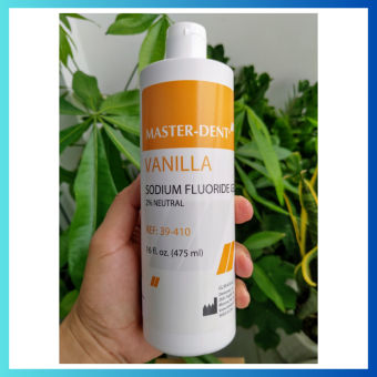 Gel ngậm fluor trung tính Master Dent 2% Sodium fluor và 2% Neutral hương Vanilla, ngừa sâu răng, giảm ê buốt 475ml