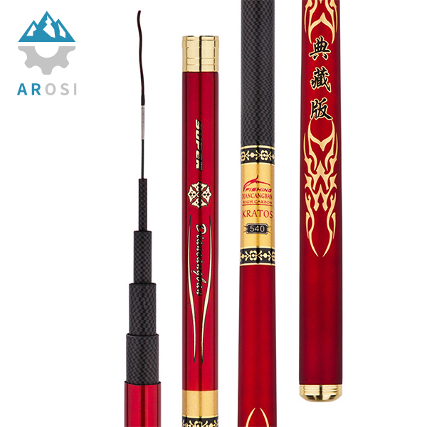 Cần câu carbon siêu nhẹ và siêu cứng cần câu 28 điều chỉnh được cần câu đài loan cần câu 4.5 mét cần câu cá