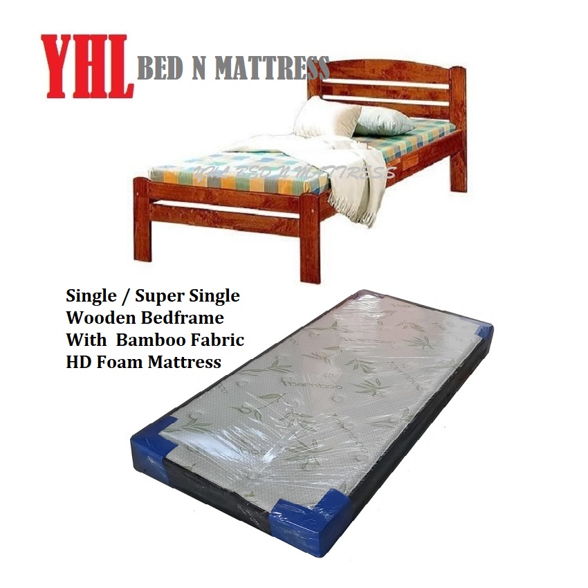 budget single bed with mattress