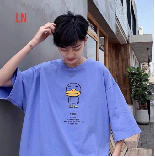 Áo mỏ vịt ngắn tay ln11 chất cotton cho nam