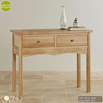 Bàn Console Cawood gỗ sồi 1m