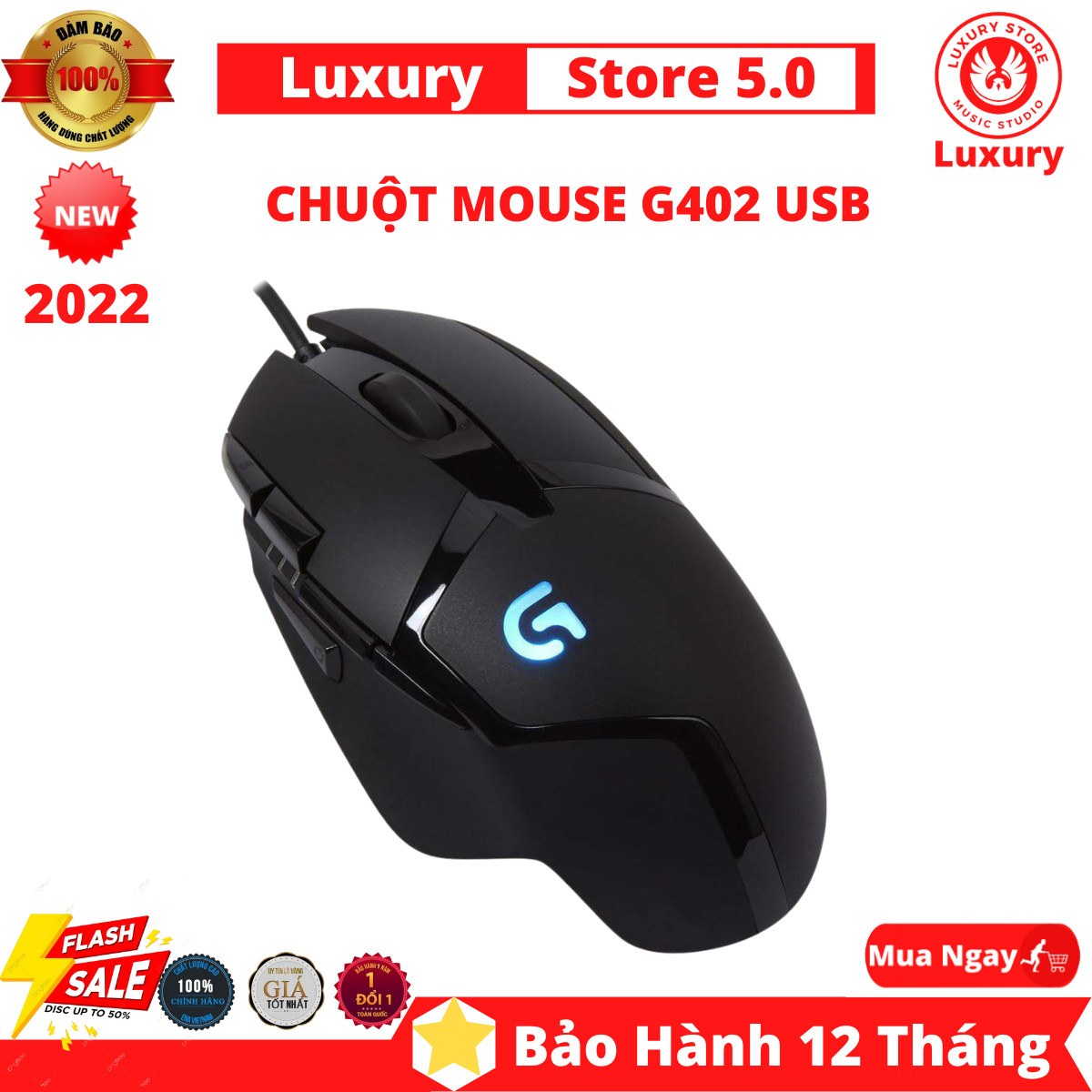Chuột mouse logitech g402 usb-chuột chơi game logitech g402-chuột chơi game mạnh mẽ, mượt mà-mouse logitech g402 usb black. bảo hành uy tín. lỗi 1 đổi 1