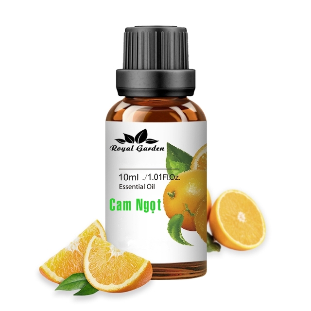 Tinh dầu cam ngọt orange essential oil thơm phòng nhập khẩu ấn độ 50ml