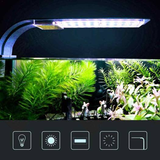 Đèn Led Thủy Sinh X9 X5 Plus- Đèn Kẹp 1 Bên Siêu Sáng Cho Bể Cá Bể Thủy Sinh